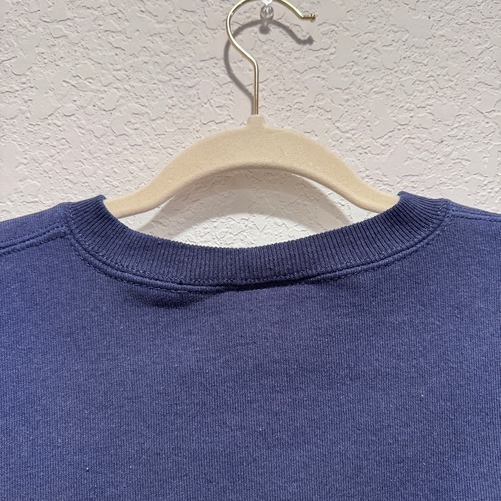 Vintage 80s 90s Olympics USA Crewneck Sweater Embroidered Classic Navy Sz M - Picture 8 of 9